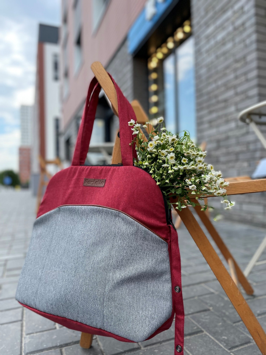 Коляска модульная 2 в 1 Farfello Zuma Duo Comfort (ZDC-11 Рубиновый)