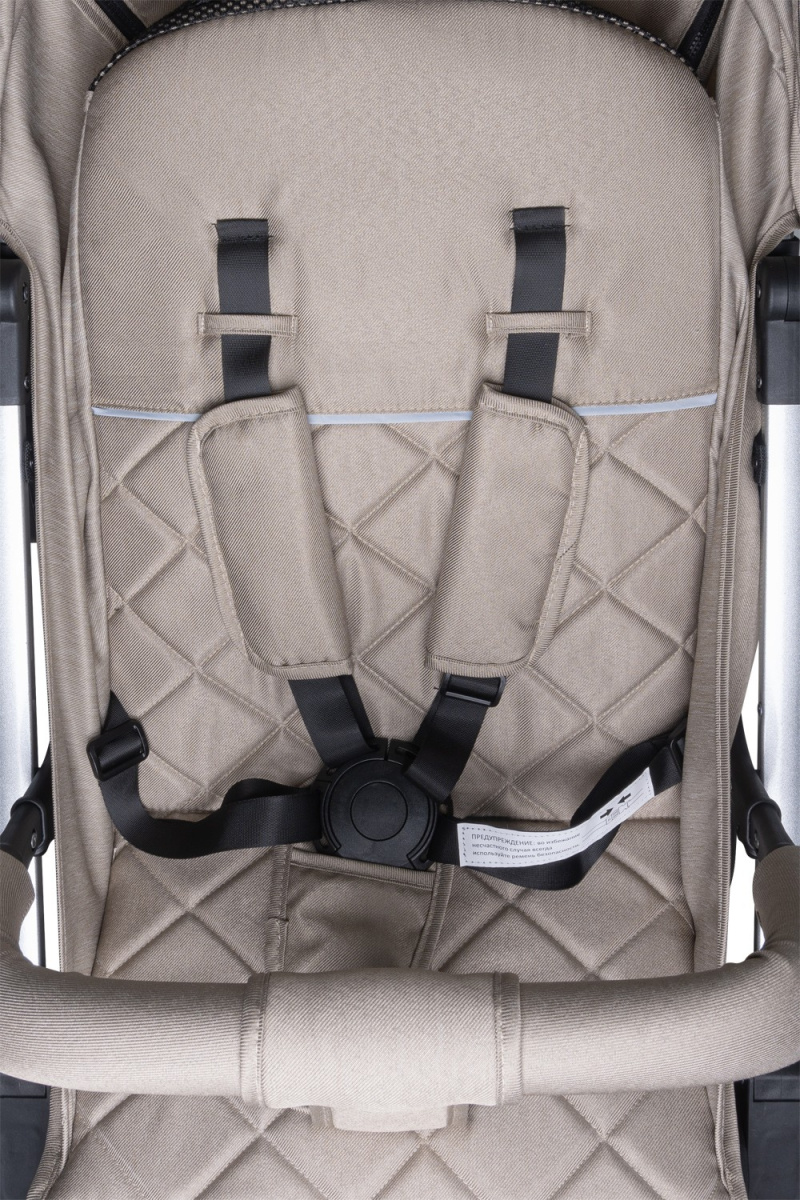 Коляска детская прогулочная Farfello Comfy Go (New Beige/ Бежевый (серебро)CG-33)