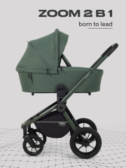 Коляска 2 в 1 Mowbaby Zoom PU Forest green