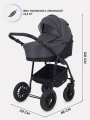 Коляска Rant Siena 2024 01 графит-серый