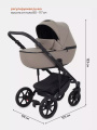 Коляска 3 в 1 Mowbaby Opus Latte beige