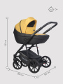 Коляска 2 в 1 RIKO BASIC PACCO 08 YELLOW