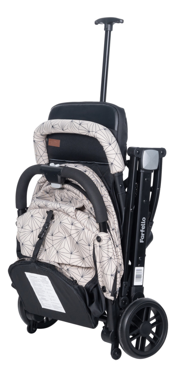 Коляска детская прогулочная Farfello Comfy Go (Tracery beige/ажурный бежевый CG-55)
