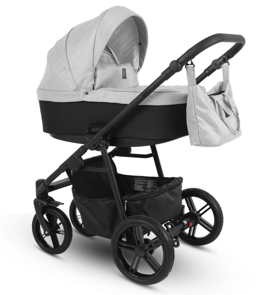 Коляска Camarelo Picco 2 в 1 светло-серый меланж