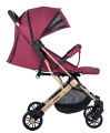 Коляска детская прогулочная Farfello Comfy Go (Cherry/ Вишня (золото) CG-66)