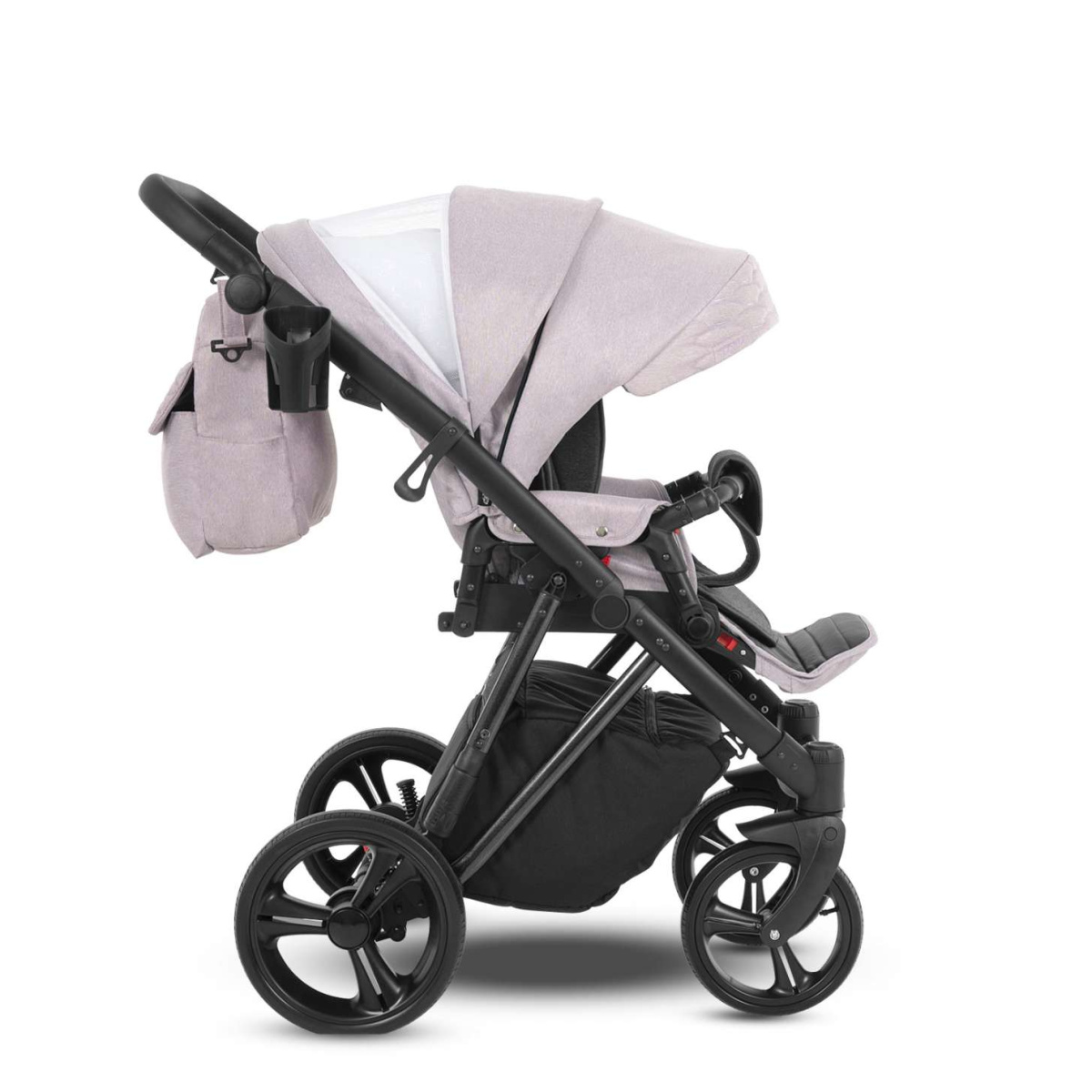 Коляска Camarelo Faro 3 в 1 пудровый меланж