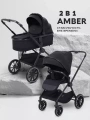 Коляска 2 в 1 Mowbaby Amber Black