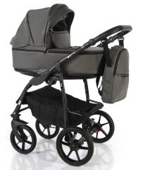 Детская коляска Sevillababy Uno 2 в 1 т.серый экокожа