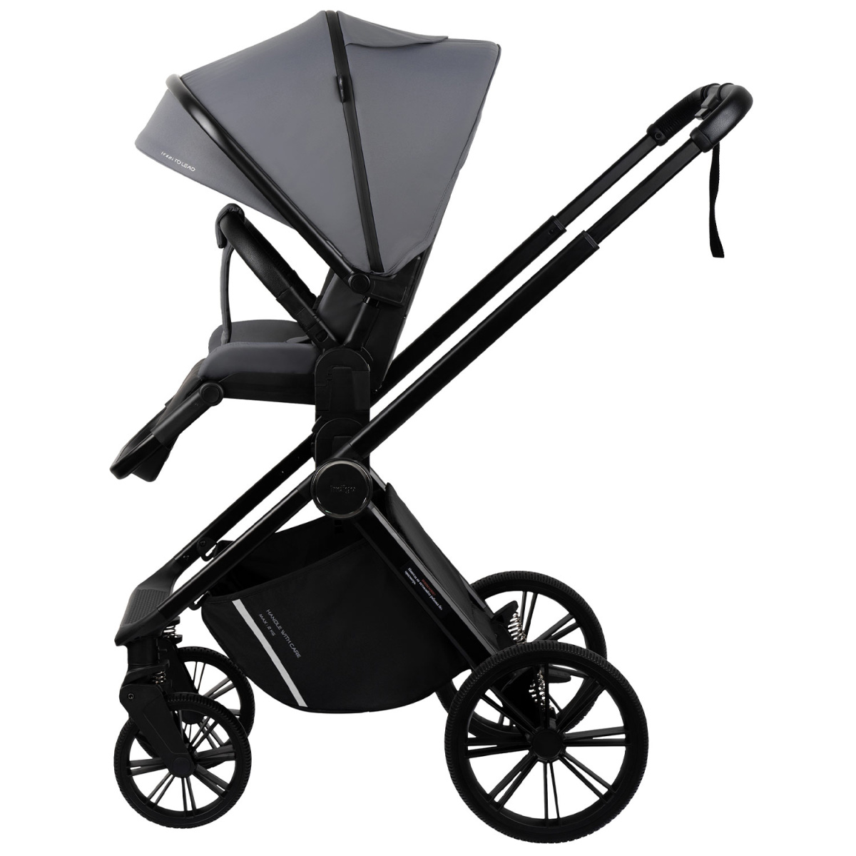Коляска 2 в 1 Indigo STING темно-серый