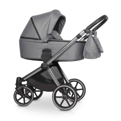 Коляска 3 в 1 Riko Qubus 01 серый