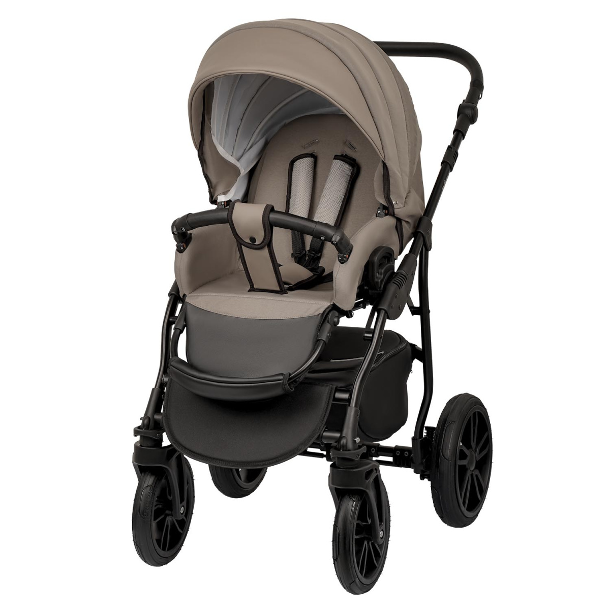 Коляска 2 в 1 Indigo, In 05 (Коричневый)