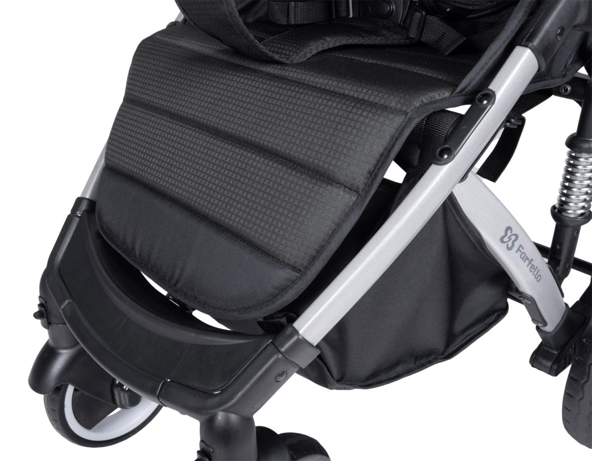 Коляска детская прогулочная Farfello Bino Angel Plus (Black Черный)