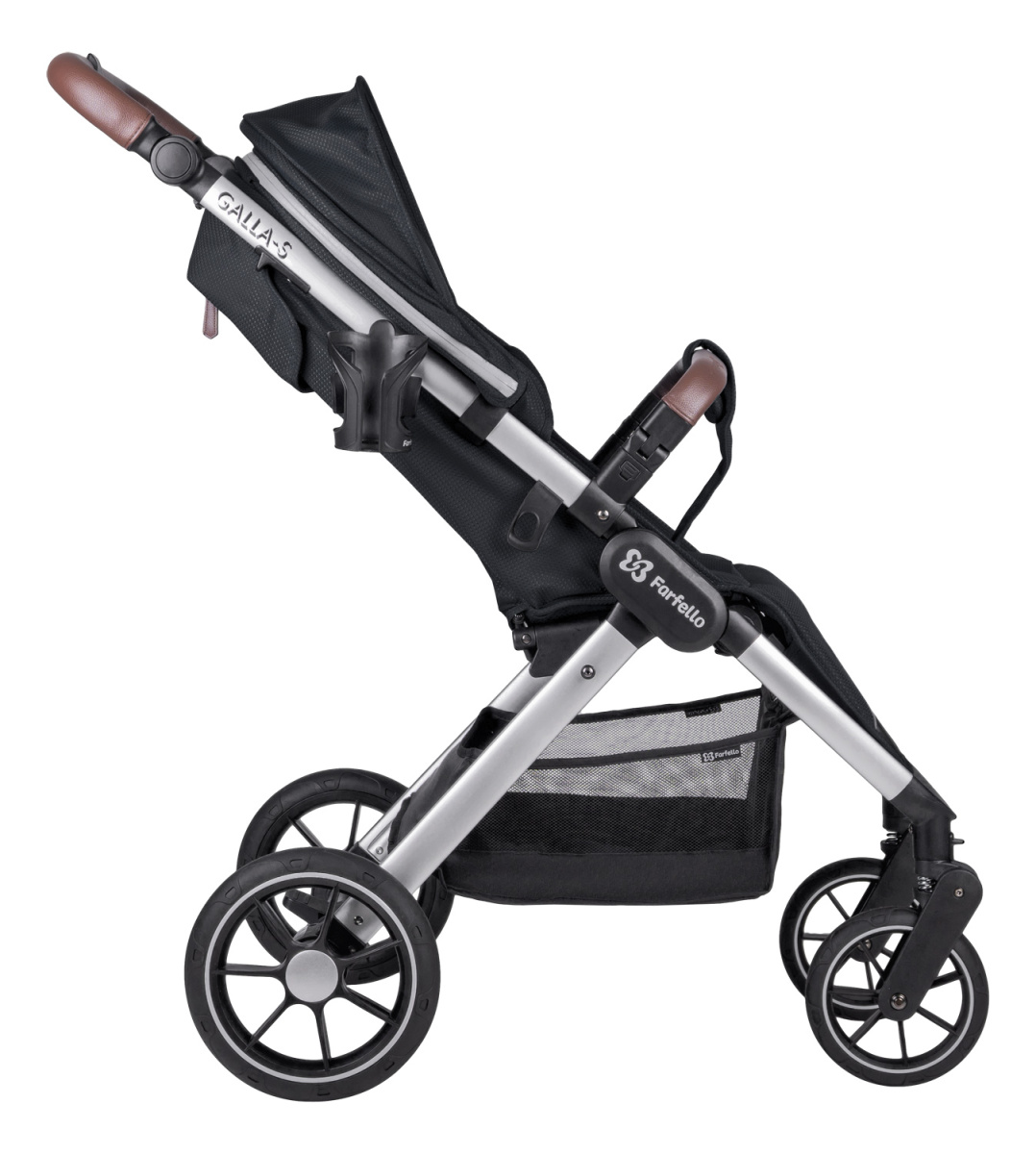 Коляска детская прогулочная Farfello Galla-S (Black/Черный)