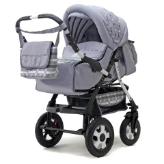 Коляска трансформер Bart-Plast Diana 2016 PKLO DD16, цвет: серый