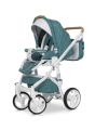Коляска 2 в 1 Riko Bruno Luxe 03 бирюзовый
