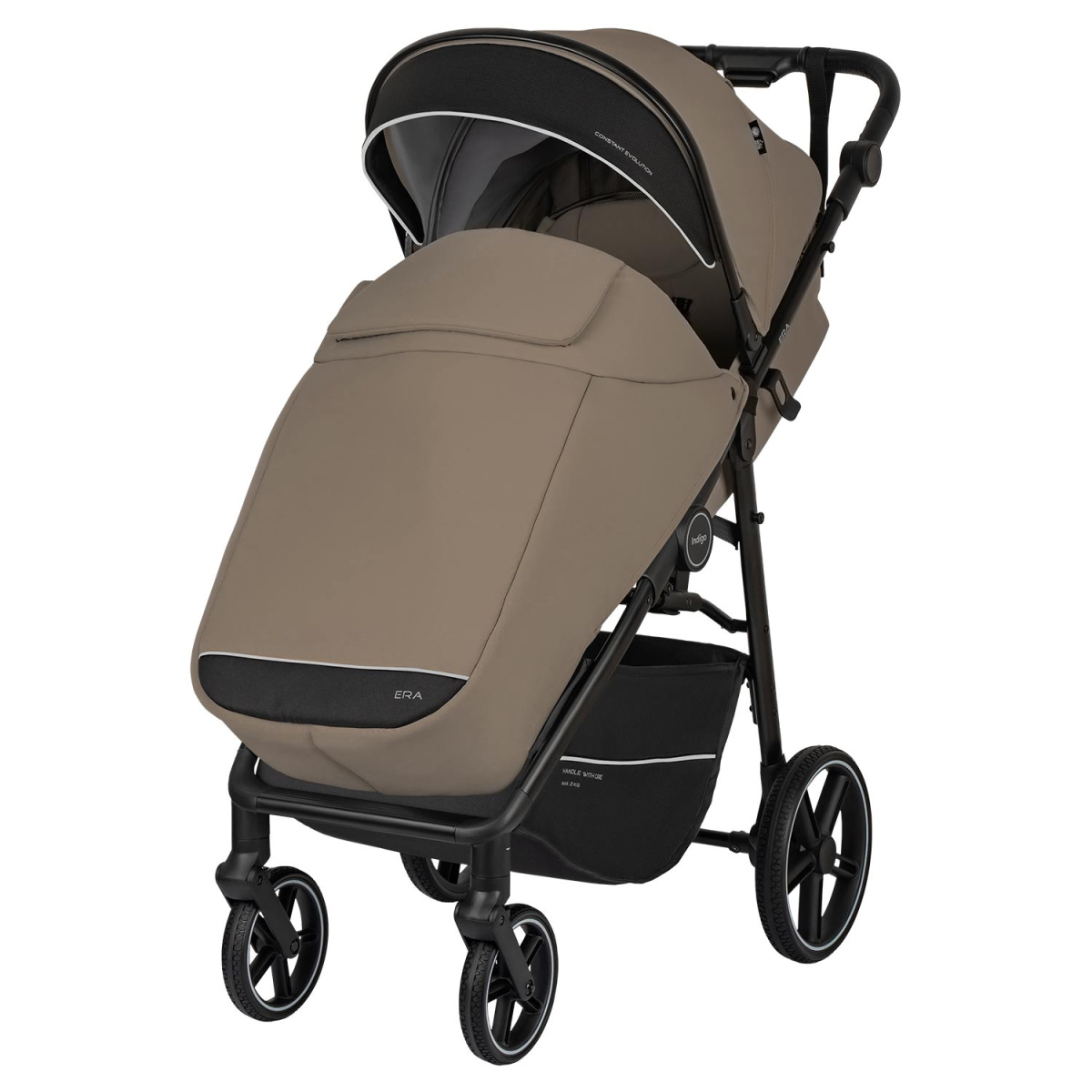 Коляска прогулочная Indigo ERA бежевый