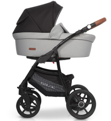 Коляска 3 в 1 Riko Basic Bella Lux 02 серый