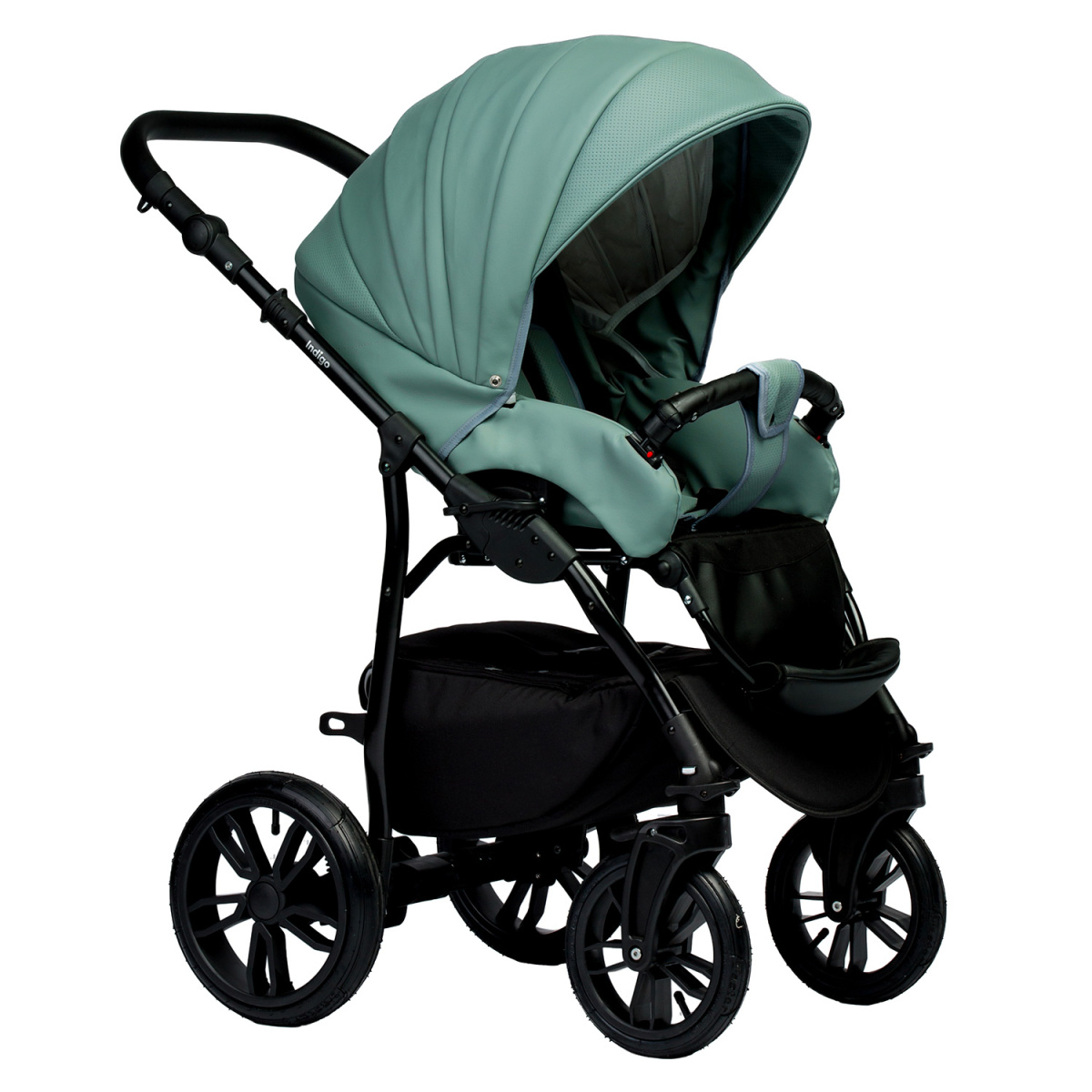 Коляска 2 в 1 Indigo Special, Is 05 (Шалфей кожа)