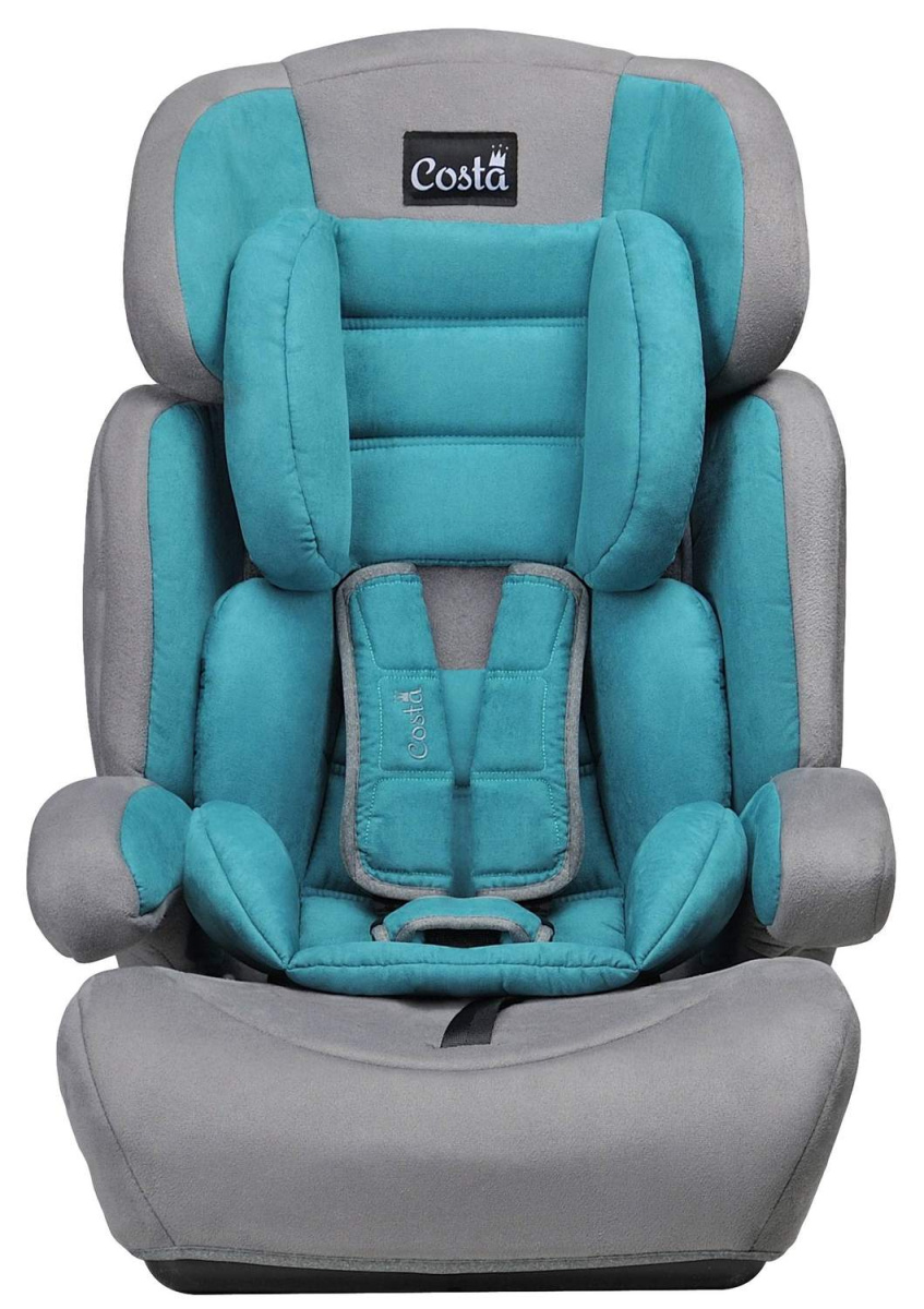 Автокресло детское Farfello CS-003 Изумрудно-зеленый/Emerald green велюр, YB702AEG