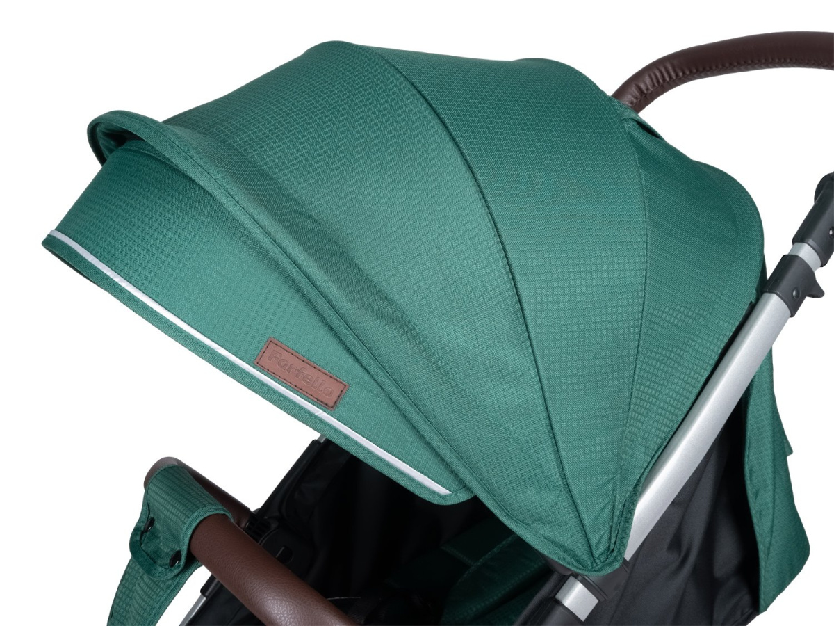 Коляска детская прогулочная Farfello Bino Angel Plus (Ultramarine green/Ультрамариновый зеленый)