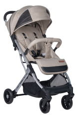Коляска детская прогулочная Farfello Comfy Go (New Beige/ Бежевый (серебро)CG-33)