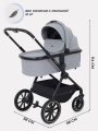 Коляска 2 в 1 Rant Moss 2025 Grey