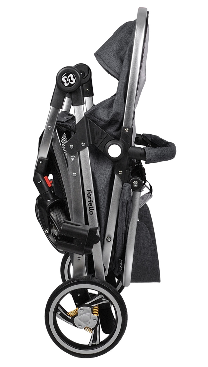 Коляска трансформер Farfello Pristina (Черный PS-15)