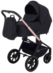 Коляска 3 в 1 MOWBaby ZOOM PU RA087 Gold Black