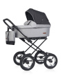 Коляска 2 в 1 RIKO BASIC BELLA LUX CLASSIC 02 серый
