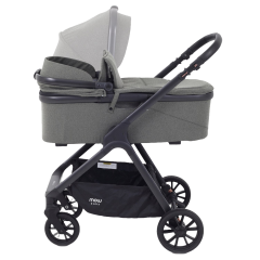 Коляска 2 в 1 MOWBaby MOVE MB401 Grey (Green)