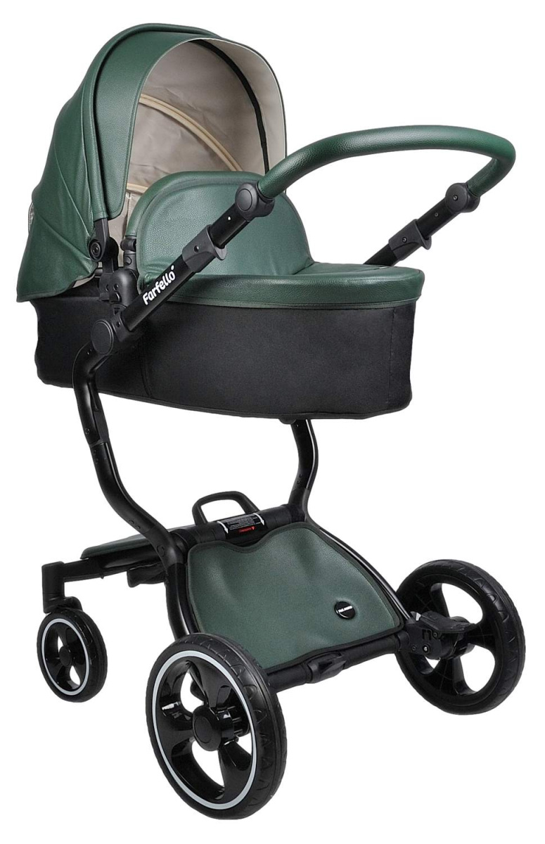 Коляска  2в1 Farfello Hot mama (Вечнозеленый)
