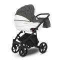 Коляска Camarelo Avenger 2 в 1серый жаккард/белая экокожа