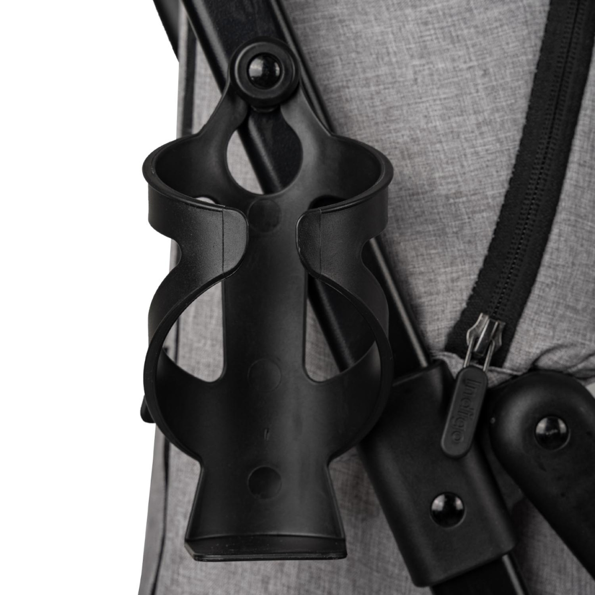 Коляска прогулочная Indigo FROST серый