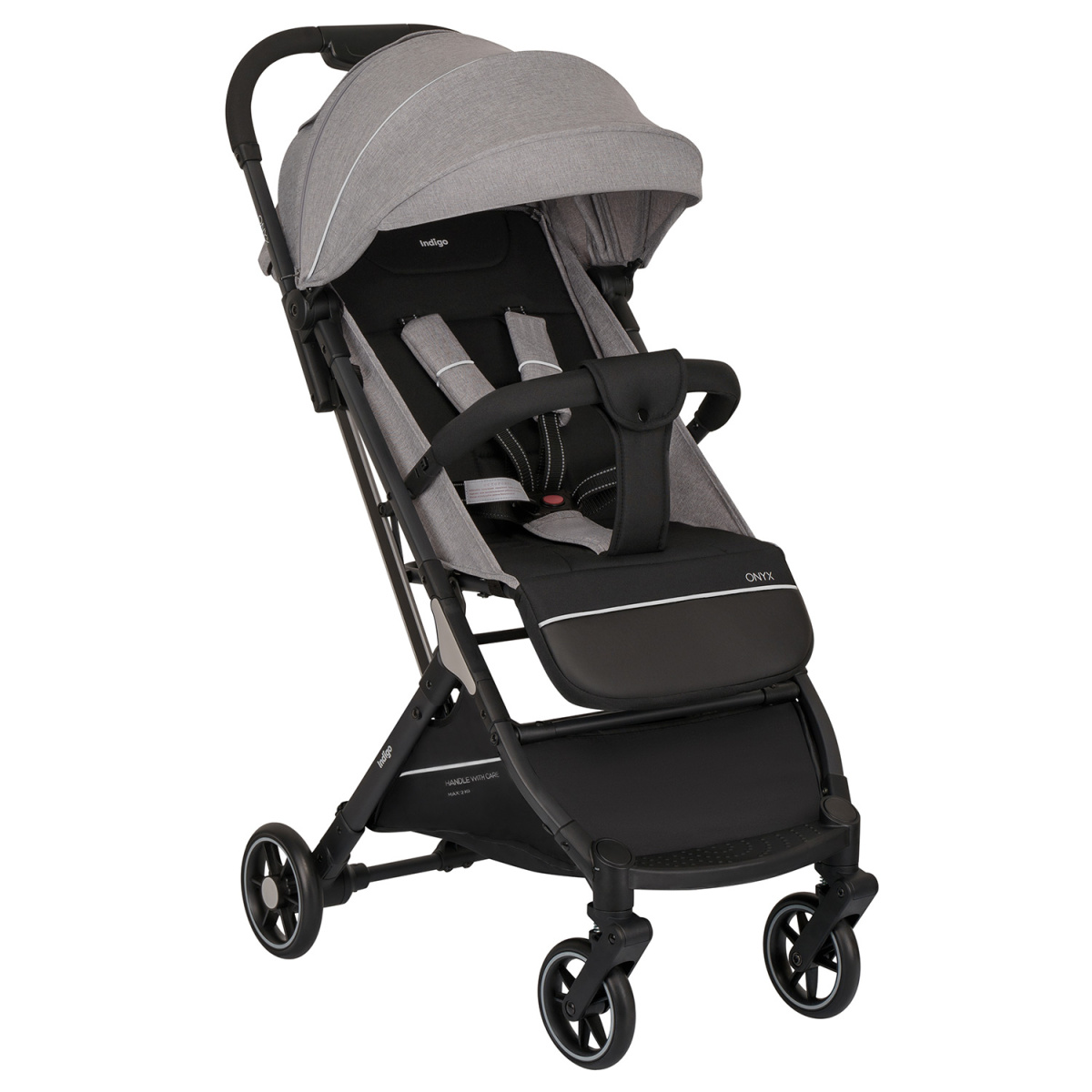 Коляска прогулочная Indigo ONYX серый