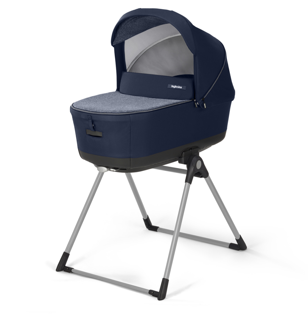 Коляска 3 в 1 Inglesina Electa с подставкой под люльку Stand Up,  Soho Blue