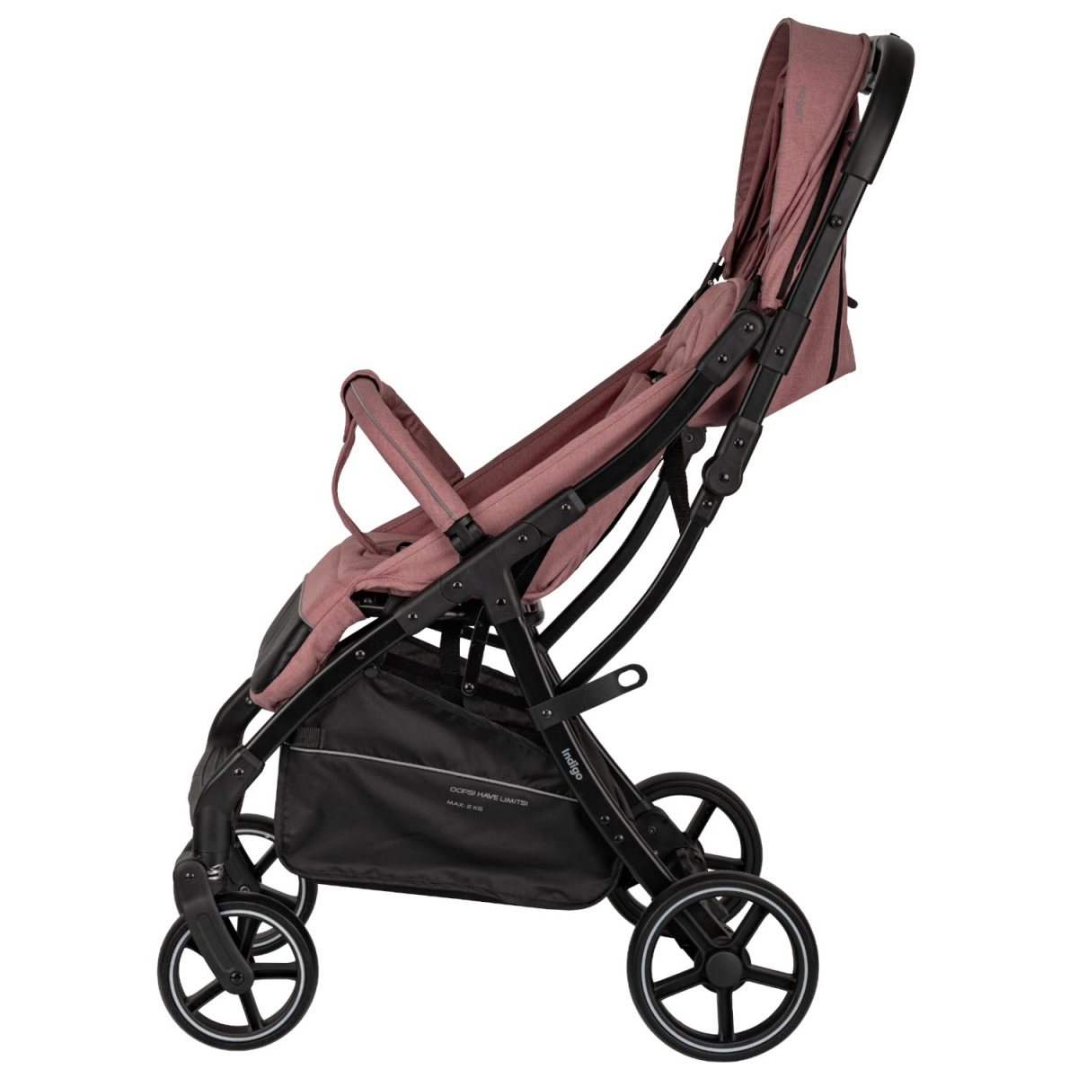 Коляска прогулочная Indigo FROST розовый