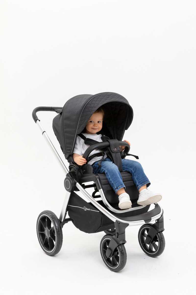 Коляска 3 в 1 Rant Flex Grand Midnight Black черный