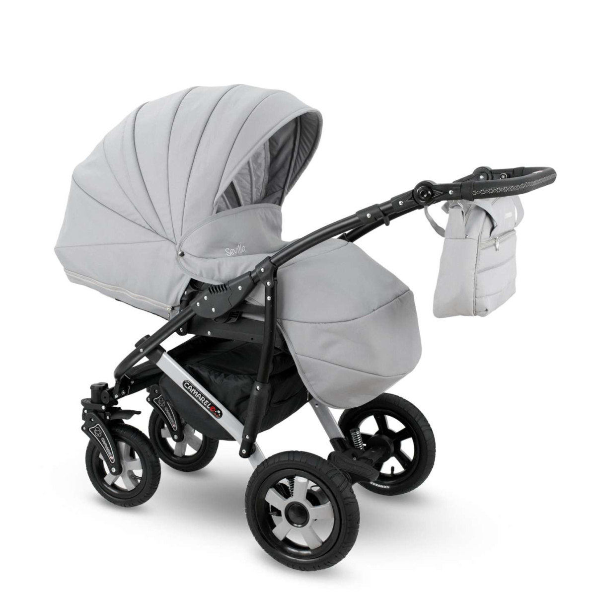 Коляска Camarelo Sevilla WXSE 3 в 1 светло-серый