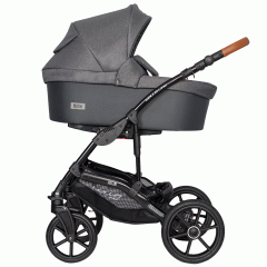 Коляска 3 в 1 Riko Basic Bella Life 06 Anthracite, графит