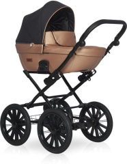 Коляска 2 в 1 Riko Basic Aicon Prestige 09 черно-золотистый