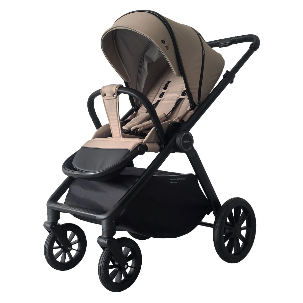 Коляска 2в1 Indigo TRION бежевый