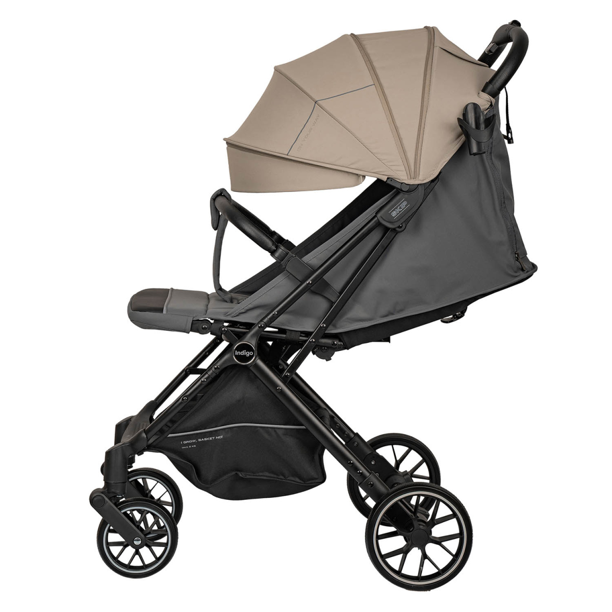 Коляска прогулочная Indigo SKIP бежевый