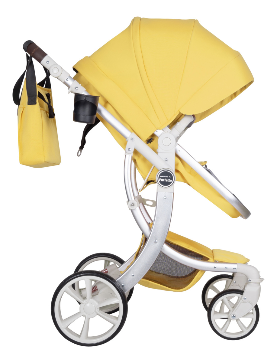 Коляска трансформер Farfello Aimile Original New Pearl (Попкорн NDP-7)