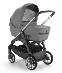 Коляска 2 в 1 Inglesina Aptica New с подставкой под люльку Stand Up, Satin Grey