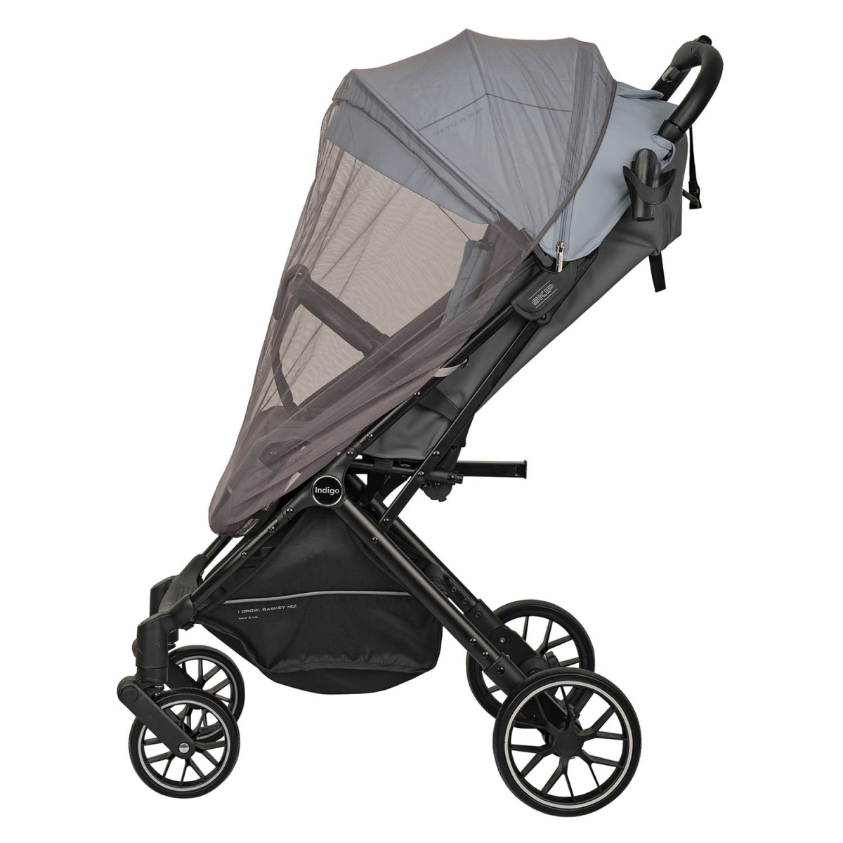 Коляска прогулочная Indigo SKIP голубой