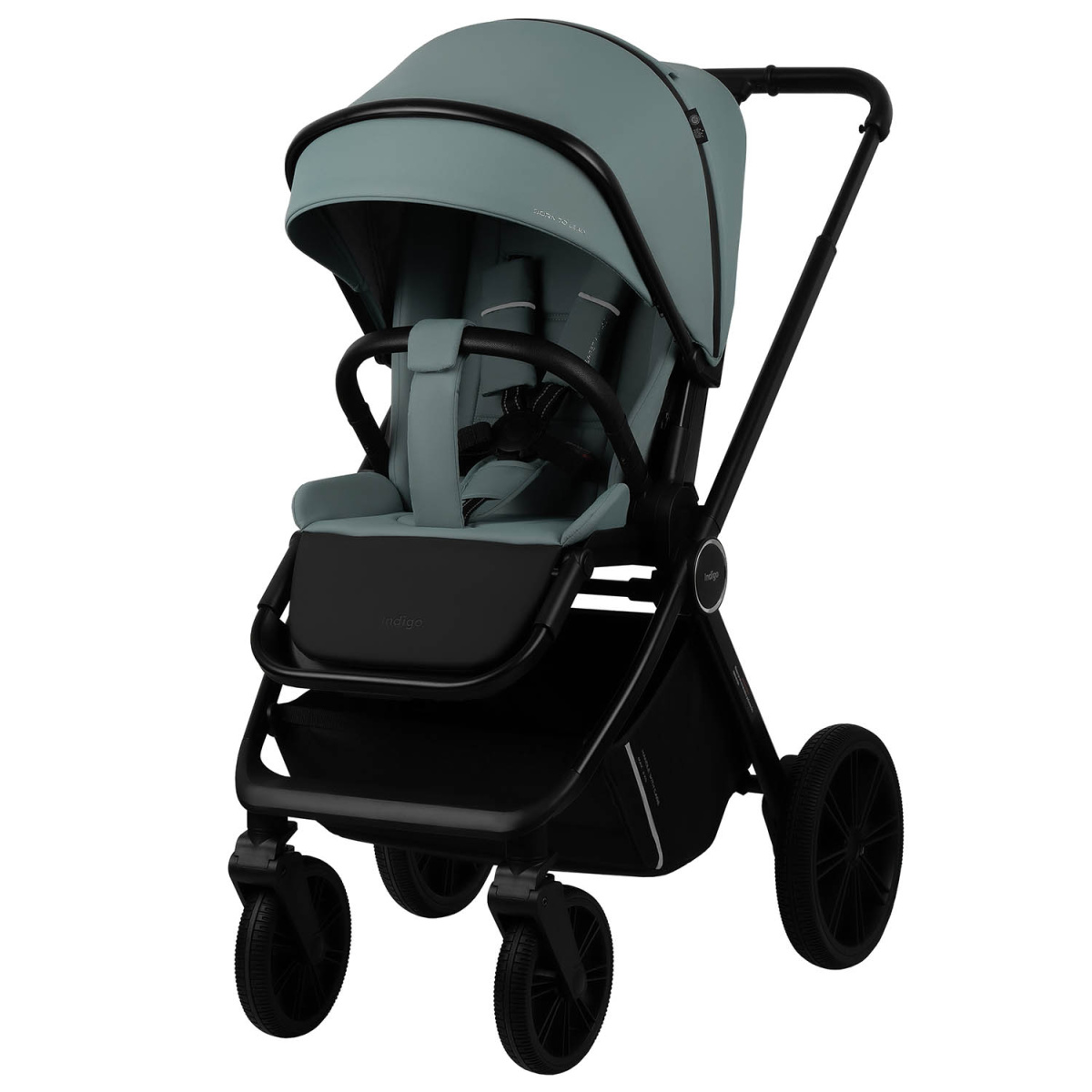 Коляска 2 в 1 Indigo STING зеленый