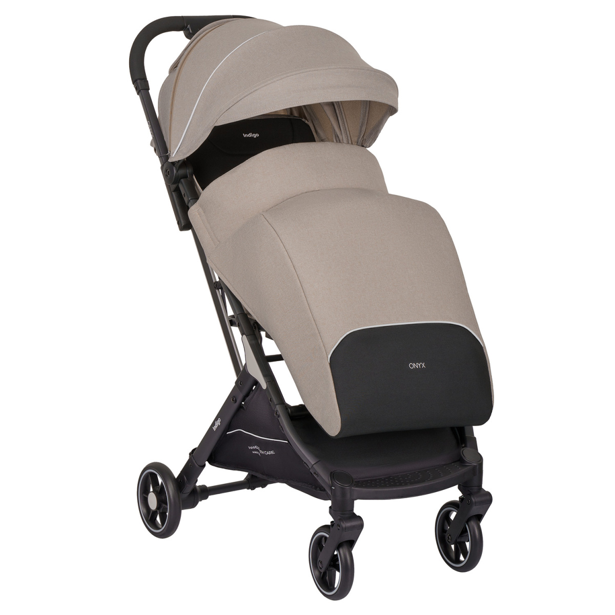 Коляска прогулочная Indigo ONYX бежевый
