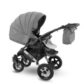 Коляска Camarelo Sevilla WXSE 3 в 1 темно-серый меланж