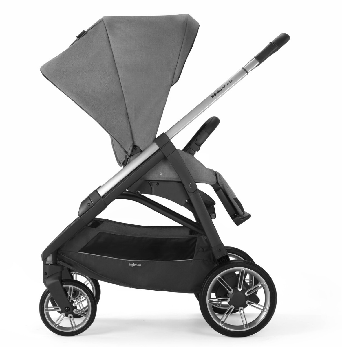 Коляска 2 в 1 Inglesina Aptica  с подставкой под люльку Stand Up, Kensington Grey