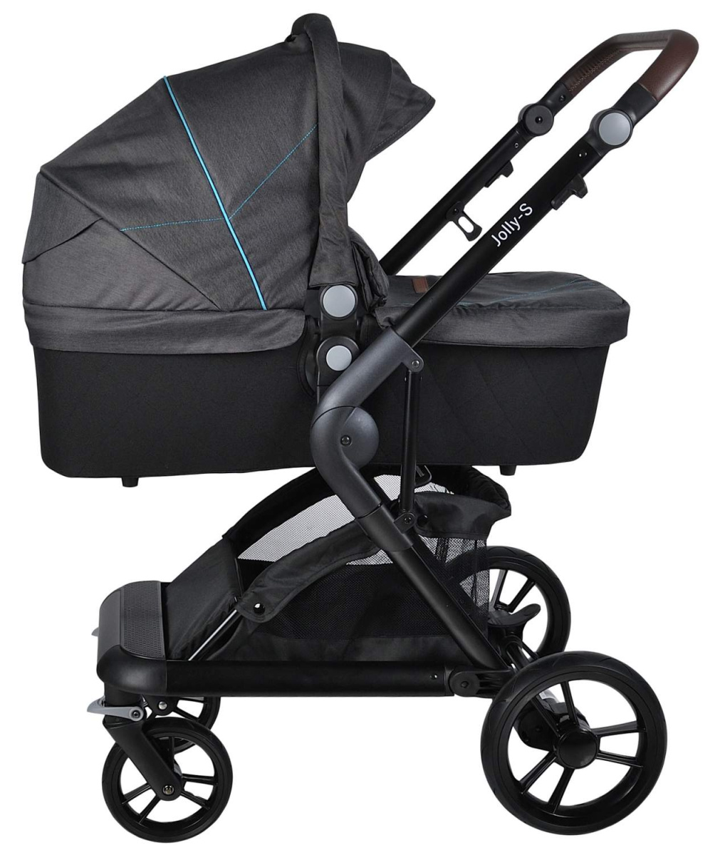 Коляска модульная 2 в 1 Farfello Jolly-S (J-88 серый)